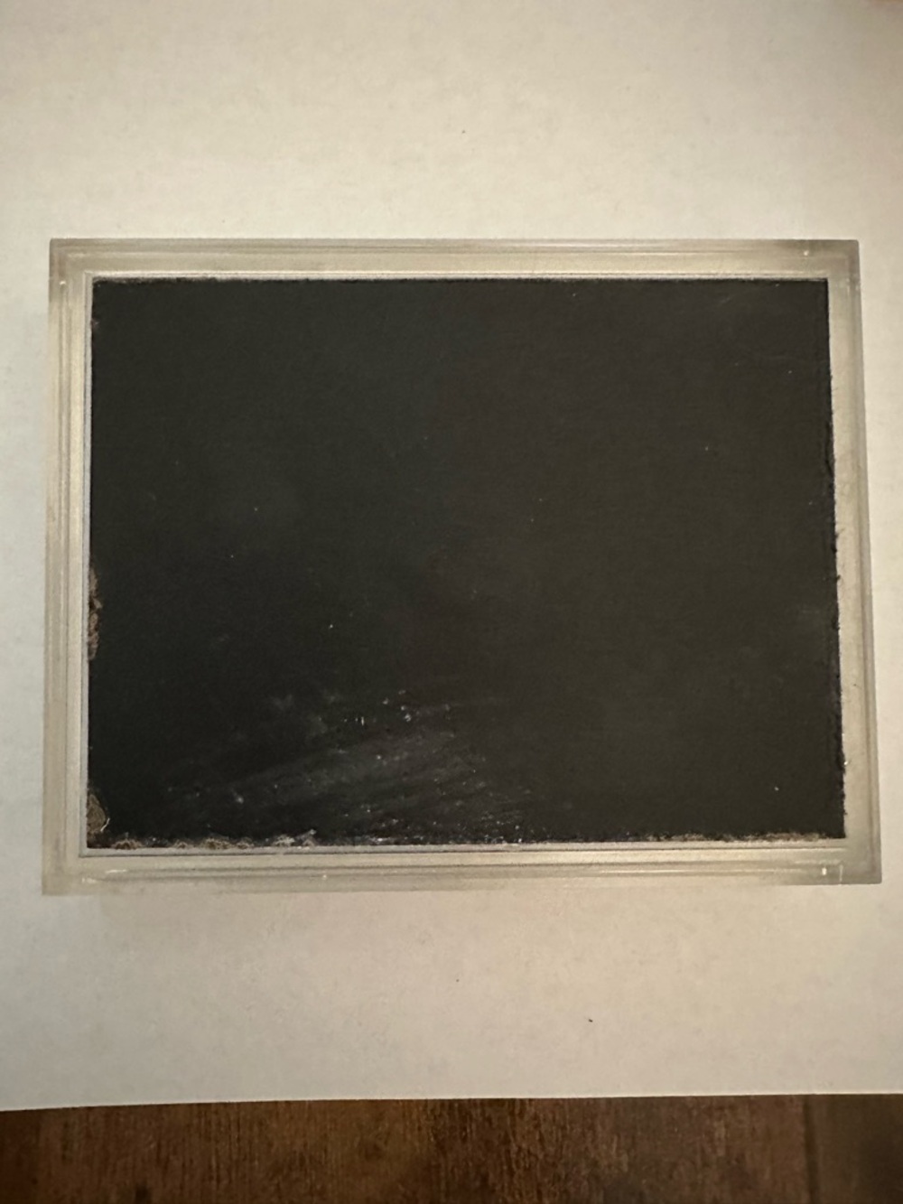Clear Acrylic Horse Art Plaque with Black Panel - Picture 2 of 4